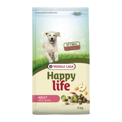 Happy Life Adult Medium Maxi Lamb Rice - сухой корм для взрослых собак средних и крупных пород, с ягненком и рисом
