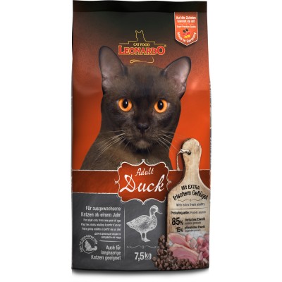 Leonardo Adult Duck & Rice - сухой корм для взрослых кошек, с уткой и рисом