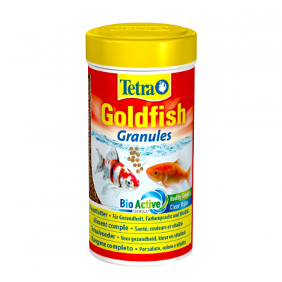 Tetra Goldfish Granules Основной корм в виде гранул для всех видов золотых рыбок и других холодноводных рыб, 100 мл (167612/709685)
