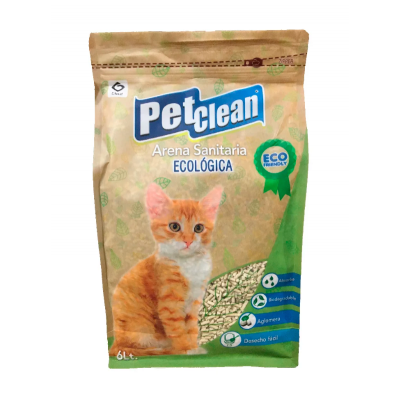 Pet Clean Tofu Original - соевый наполнитель для кошачьего туалета, без запаха