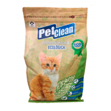 Pet Clean Tofu Green Tea - соевый наполнитель для кошачьего туалета, с ароматом зеленого чая