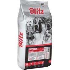 Blitz Sensitive Adult All Breeds Beef & Rice - сухой корм для взрослых собак всех пород, говядина и рис