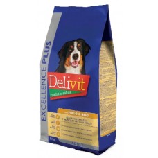 Delivit Exellence Adult Dog Chicken & Rice - корм для взрослых собак любых пород, с курицей и рисом