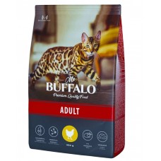 Mr.Buffalo Adult Chicken & Rice - сухой корм для взрослых кошек от 1 года, с курицей и рисом