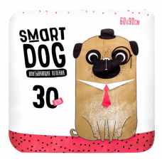 Smart Dog Одноразовые впитывающие пеленки для щенков и собак 60х90 см, 30 шт