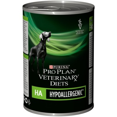 Purina Pro Plan Veterinary Diets HA консервы для щенков и взрослых собак при аллергии, 400 г