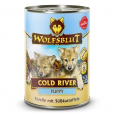 Wolfsblut Cold River Puppy - консервы для щенков с форелью "Холодная Река" 395 гр.
