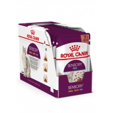 Royal Canin Sensory Multipack - набор паучей для взрослых кошек старше 1 года, кусочки в соусе, 12шт*85 гр.