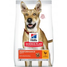 Hill's Science Plan Performance - сухой корм для взрослых собак для поддержания жизненной энергии и иммунитета, с курицей