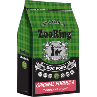 ZooRing Adult Original Formula Veal - сухой корм для взрослых собак всех пород, с телятиной и рисом