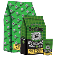 ZooRing Adult Mini Turkey - сухой корм для взрослых собак мелких пород, с индейкой, глюкозамином и хондроэтином