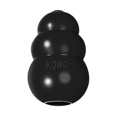 KONG Toy Extreme Игрушка для собак интерактивная, для лакомств, черная (арт. 41940)