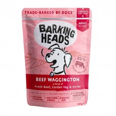 Barking Heads - паучи для собак с говядиной и бурым рисом "Вуф - строганов" Beef Waggington (300 г)