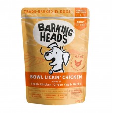 Barking Heads - паучи для собак с курицей "До последнего кусочка" Bowl Lickin' Chicken (300 г)