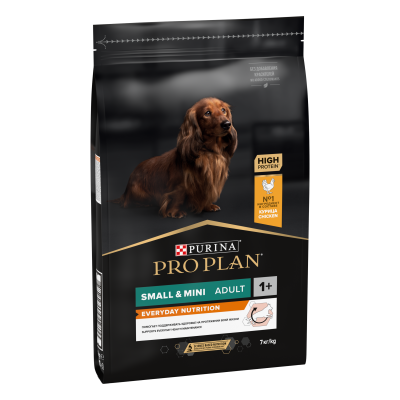 Pro Plan Everyday Nutrition Dog Small Mini - корм для взрослых собак мелких и карликовых пород с курицей