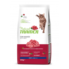 Trainer Natural Adult Beef - сухой корм для взрослых кошек, говядина