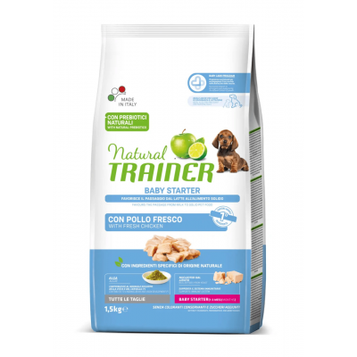 Trainer Natural Baby Starter Chicken - сухой корм для щенков, с курицей