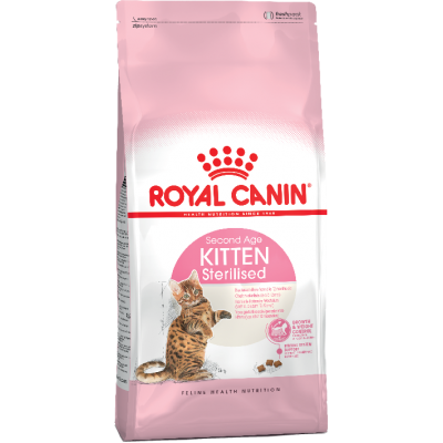 Royal Canin Kitten Sterilised - сухой корм для стерилизованных котят в возрасте от 6 до 12 месяцев
