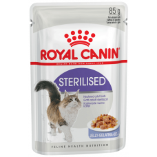 Royal Canin Sterilised - кусочки в желе для взрослых кошек после кастрации/стерилизации (85 гр.)