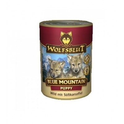 Wolfsblut Blue Mauntain Puppy - консервы для щенков c мясом оленя "Голубая гора" 395 гр.