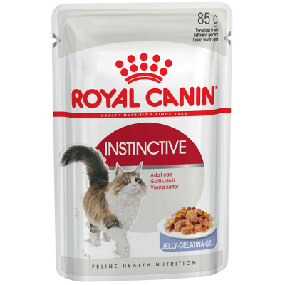 Royal Canin Instinctive (в желе) - влажный корм для кошек старше 1 года нежные кусочки в желе (85 гр.)