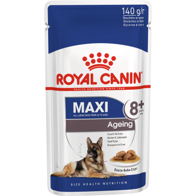 Royal Canin Maxi Ageing Pouche - влажный рацион для пожилых собак крупных пород в соусе (140 г)