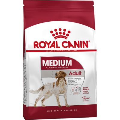 Royal Canin Medium Adult - корм для взрослых собак (в возрасте от 12 месяцев до 7 лет).
