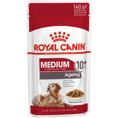 Royal Canin Medium Ageing Pouche - влажный рацион для пожилых собак средних пород в соусе (140 г)