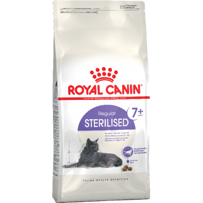 Royal Canin Sterilised +7 - корм для кошек после кастрации, стерилизации старше 7 лет, контроль веса.
