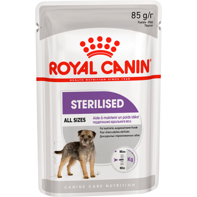 Royal Canin Adult Sterilised Canine Pouche - паштет для взрослых стерилизованных, кастрированных собак (85 гр.)