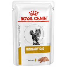Royal Canin Feline Urinary S/O Chicken Loaf - диета для кошек при мочекаменной болезни с курицей в паштете.