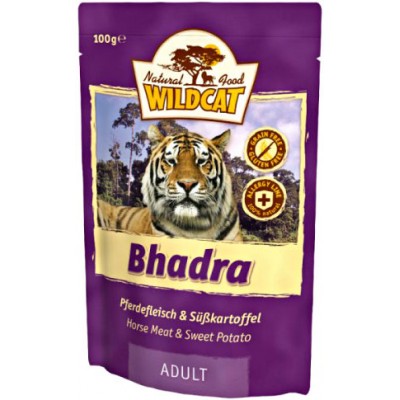 Wildcat Bhadra-пресервы для кошек с кониной и сладким картофелем "Бхадра" 100 гр.