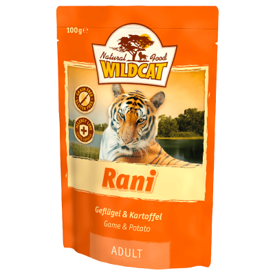 Wildcat Rani-пресервы для кошек с мясом птиц и картофелем "Рани" 100 гр.