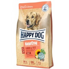 Happy Dog NaturCroq Lachs & Reis - полнорационный корм для взрослых собак всех пород, с лососем, рисом и травами