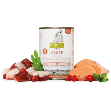 Isegrim Adult Prairie Goose - консервы для собак со свежим мясом гуся, бататом, плодами шиповника и лесными травами, 400 гр. (арт. TYZ 95713)