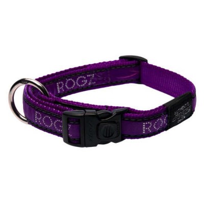 Rogz Ошейник для собак Special Agent Purple Chrome, 4 см.*50-80 см. (арт. RHB04BJ)