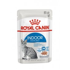 Royal Canin Indoor Sterilized (в паштете) - для взрослых кошек (в возрасте от 1 года до 7 лет), постоянно живущих в помещении, 85 гр.