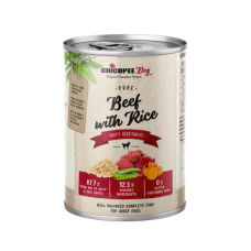 Chicopee Adult Beef & Rice - консервы для взрослых собак, говядина с рисом