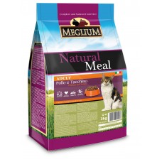 Meglium Cat Adult Chicken & Turkey - сухой корм для взрослых кошек, с курицей и индейкой