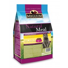 Meglium Cat Adult Neutered - сухой корм для взрослых стерилизованных кошек, с курицей и говядиной