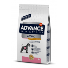 Advance VetDietAtopic Rabbit & Peas - сухой корм для взрослых собак при дерматозах и аллергии, кролик
