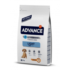 Advance Light Mini - сухой корм для взрослых собак мелких пород склонных к лишнему весу, курица и рис