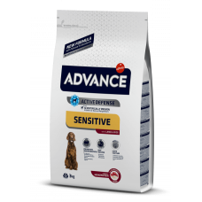 Advance Sensitive Adult Lamb & Rice - сухой корм для взрослых собак с чувствительным пищеварением, ягненок и рис