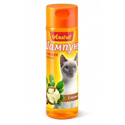 Шампунь Amstrel для гладкошерстных кошек с маслом ши, 120 мл. (арт. TYZ 254001414)