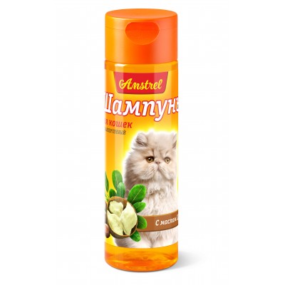 Шампунь Amstrel для кошек гипоаллергенный с маслом ши, 120 мл. (арт. TYZ 254001438)