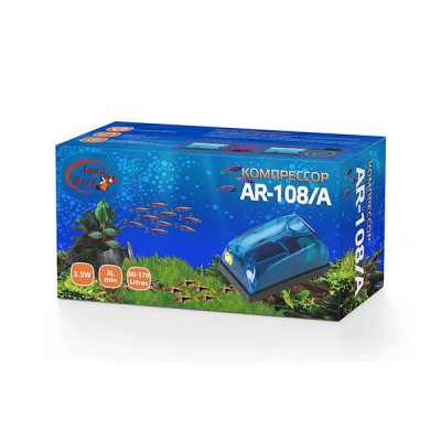 Воздушный компрессор Aquareef для аквариума 80-170 л. (арт. TYZ AR-108A)