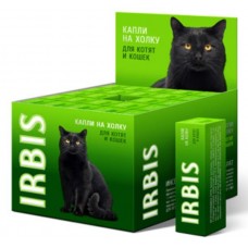 Биокапли на холку для котят и кошек Irbis Forte, 5 пипеток (арт. TYZ 254001049)