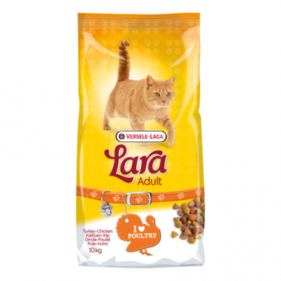 LARA ADULT TURKEY CHICKEN - сухой корм для взрослых кошек, индейка и курица