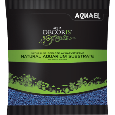 Грунт для аквариума синий 2-3 мм., Aquael "Aqua Decoris" (арт. TYZ 121320)