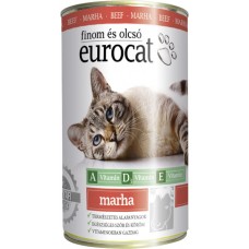 Eurocat - консервы  для взрослых кошек с говядиной, 415 гр. (арт. TYZ ED202)